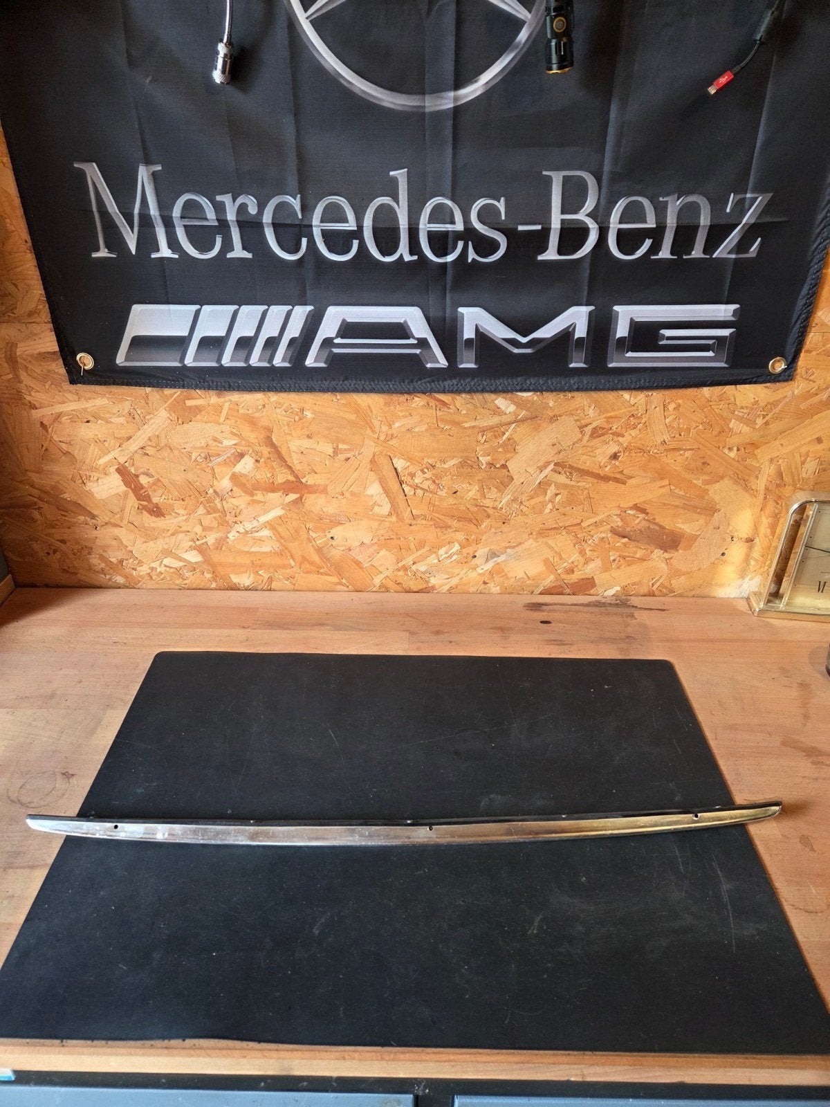 Mercedes W126 S-Klasse Kofferbak Handvat Chroom 500se 560sel, Ophalen of Verzenden, Gebruikt, Mercedes-Benz