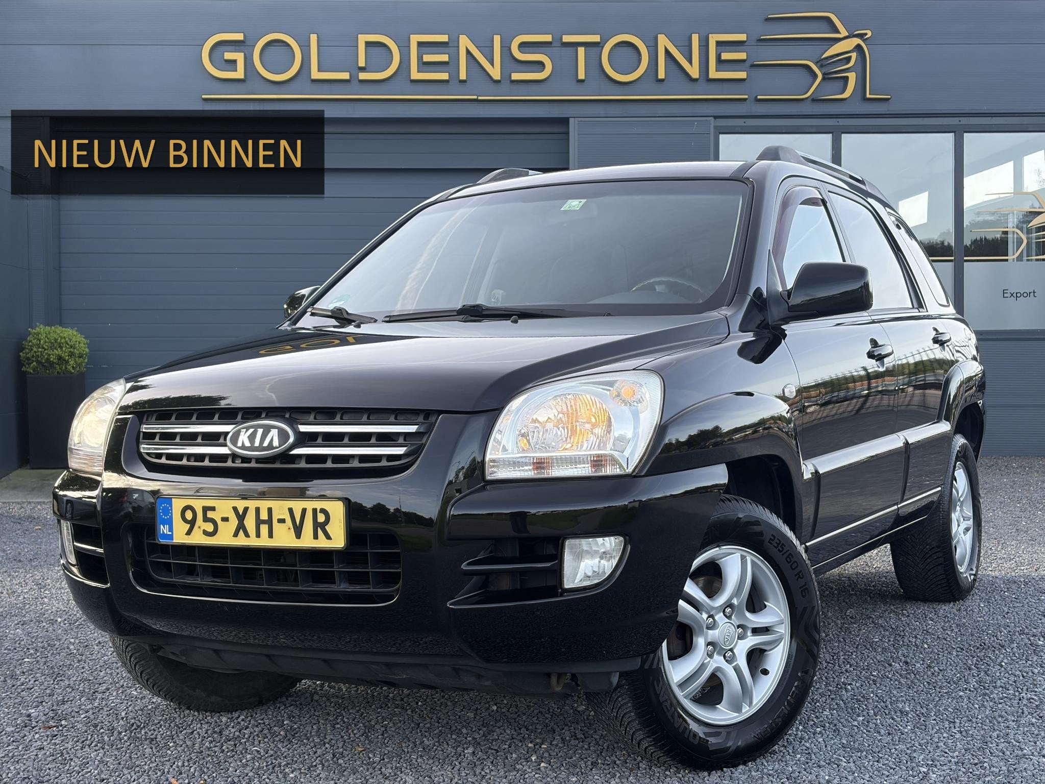 Kia Sportage 2.0 CVVT X-pression ✓2e Eigenaar✓Trekhaak, Auto's, 1442 kg, Gebruikt, 4 cilinders, Zwart