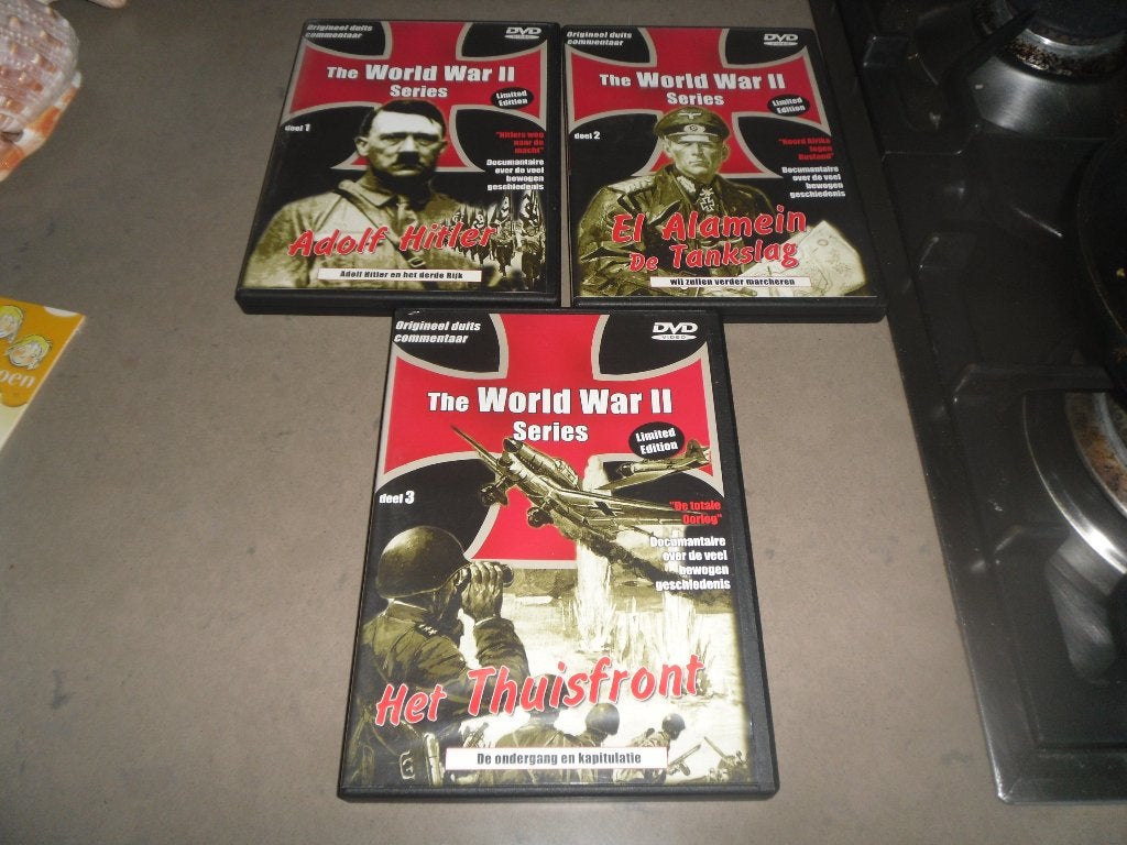 3 dvd serie, the world war II, Vanaf 16 jaar, Oorlog of Misdaad, Nederlands, Ophalen of Verzenden