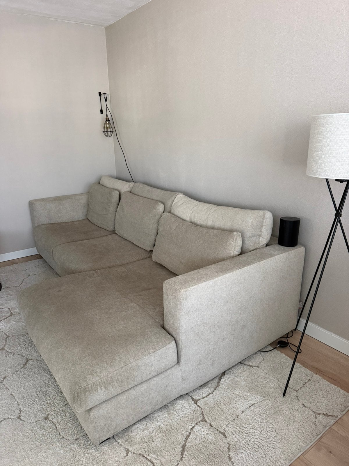 GRATIS Hoekbank Haco beige/taupe - VANDAAG OPHALEN!, Ophalen, Gebruikt, Vierpersoons of meer