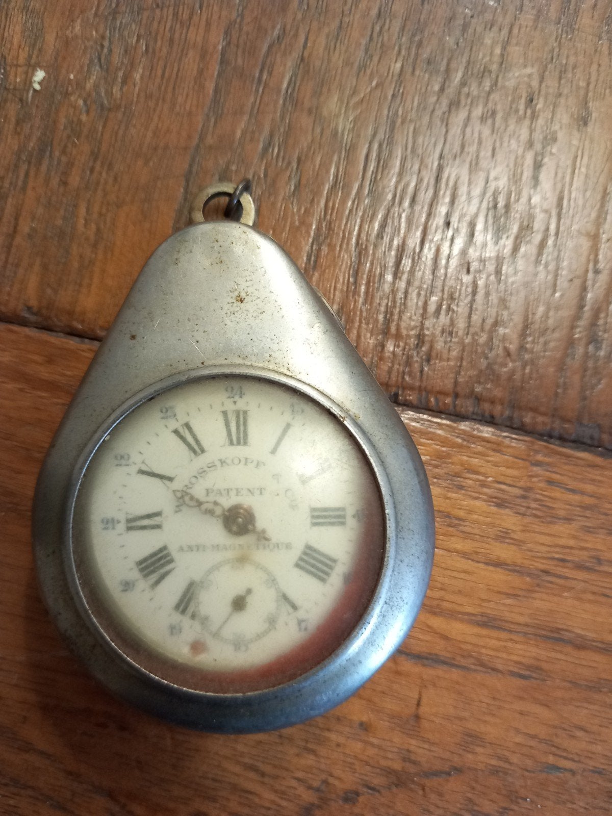 Antiek Roskopf Patent Anti-Magnetique Zakhorloge, Ophalen of Verzenden, Overige materialen, Overige typen