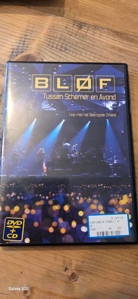 BLØF - Tussen Schemer en Avond Live DVD + CD, Alle leeftijden, Ophalen of Verzenden, Gebruikt, Muziek en Concerten