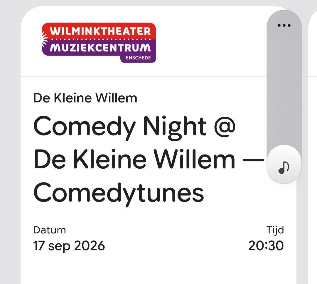 "Comedy tunes" de kleine Willem Enschede