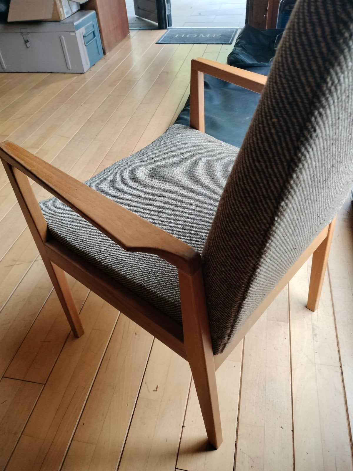 Vintage fauteuil., Huis en Inrichting, Fauteuils, Ophalen, Gebruikt, Vintage Scandinavië.