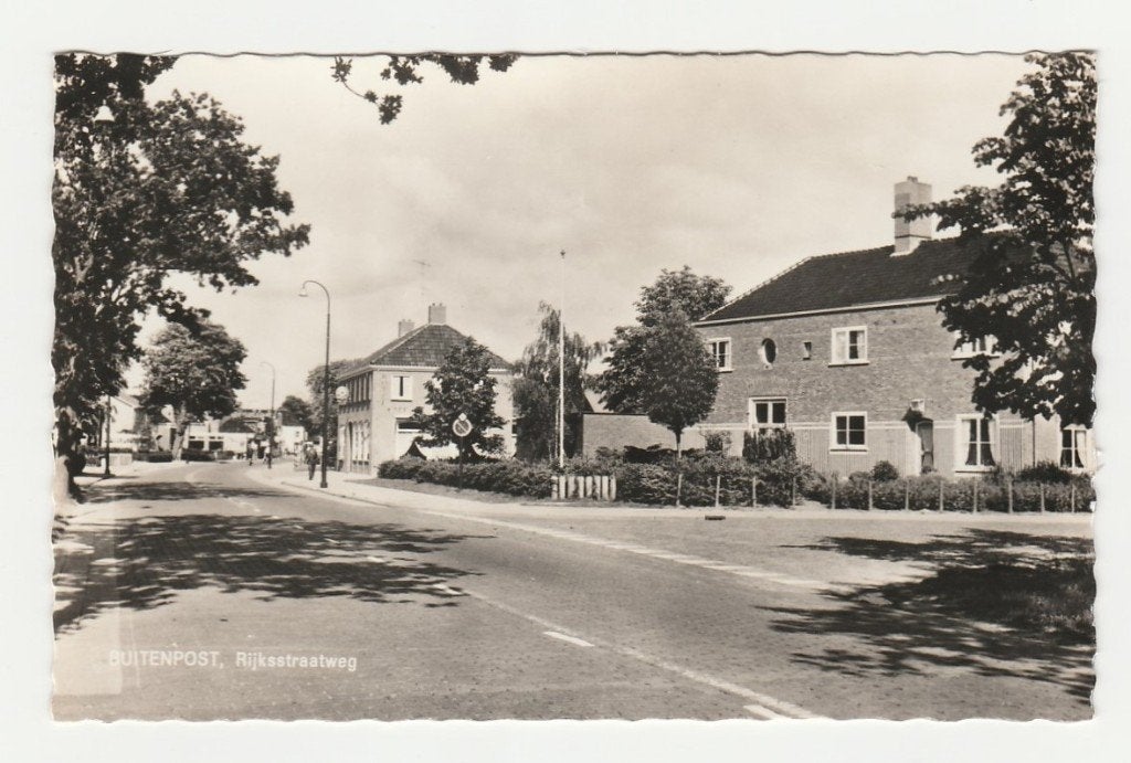 Buitenpost - Rijksstraatweg, Verzenden, 1960 tot 1980, Ongelopen, Friesland