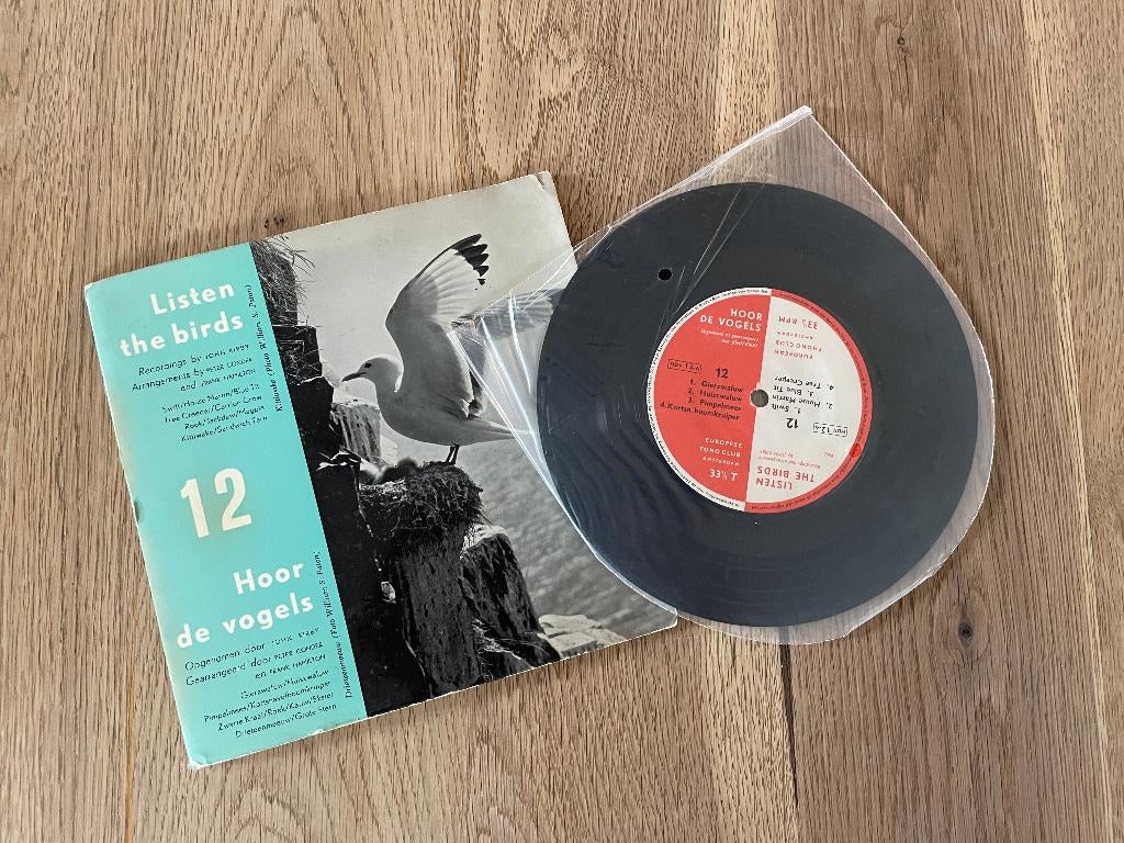 D351 Single Vinyl Hoor de Vogels Listen the Birds - 12, Ophalen of Verzenden, Gebruikt, Overige formaten
