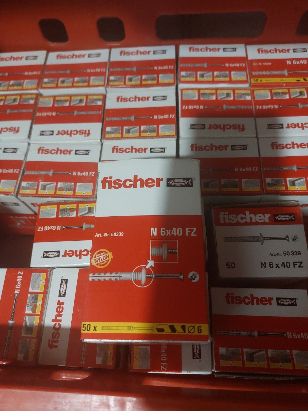 Fischer pluggen N 6x40 FZ - 50 stuks, Doe-het-zelf en Verbouw, IJzerwaren en Bevestigingsmiddelen, Ophalen of Verzenden, Nieuw