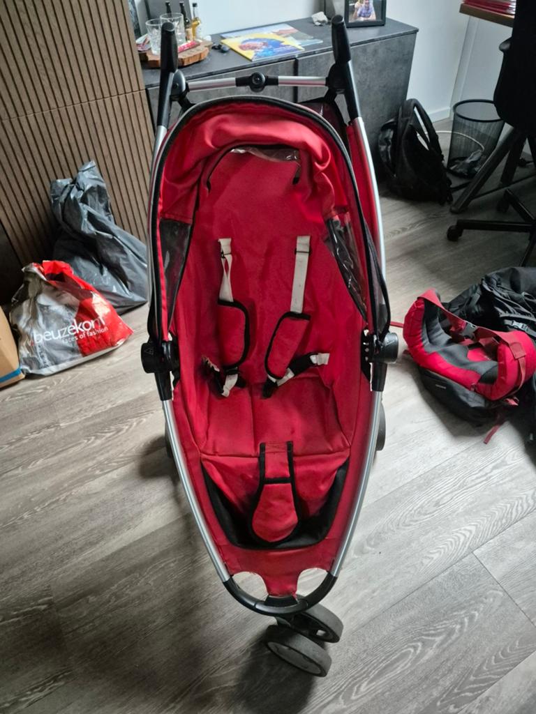 Quinny Zapp Xtra 2 Buggy - Rood, Kinderen en Baby's, Buggy's, Gebruikt, Quinny, Verstelbare rugleuning, Zonnekap, Ophalen