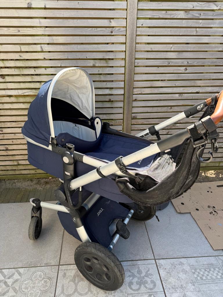 Joolz kinderwagen (combi) + regenhoes, slaapzak, adapter, Gebruikt, Verstelbare duwstang, Combiwagen, Ophalen