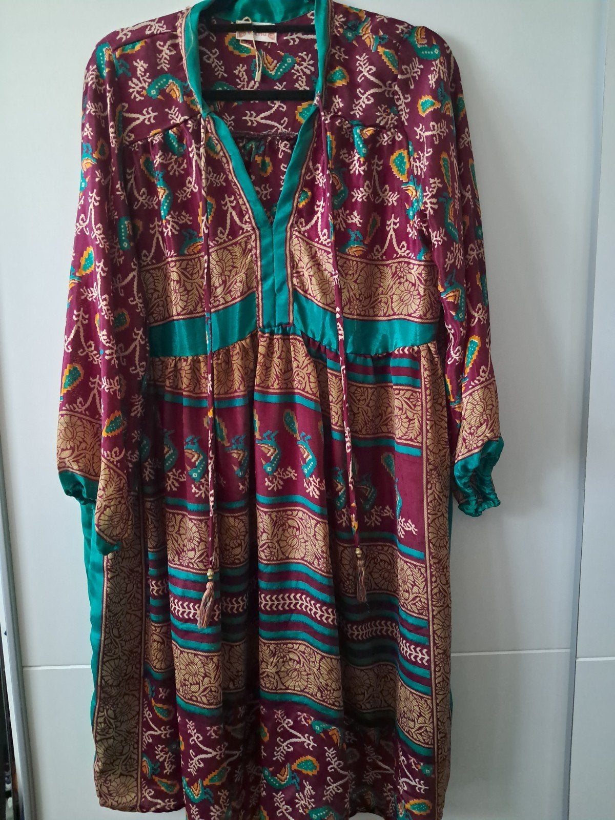 Zijde/Rayon Zomerjurk Nieuw XL, Ophalen of Verzenden, Nieuw, Maat 46/48 (XL) of groter