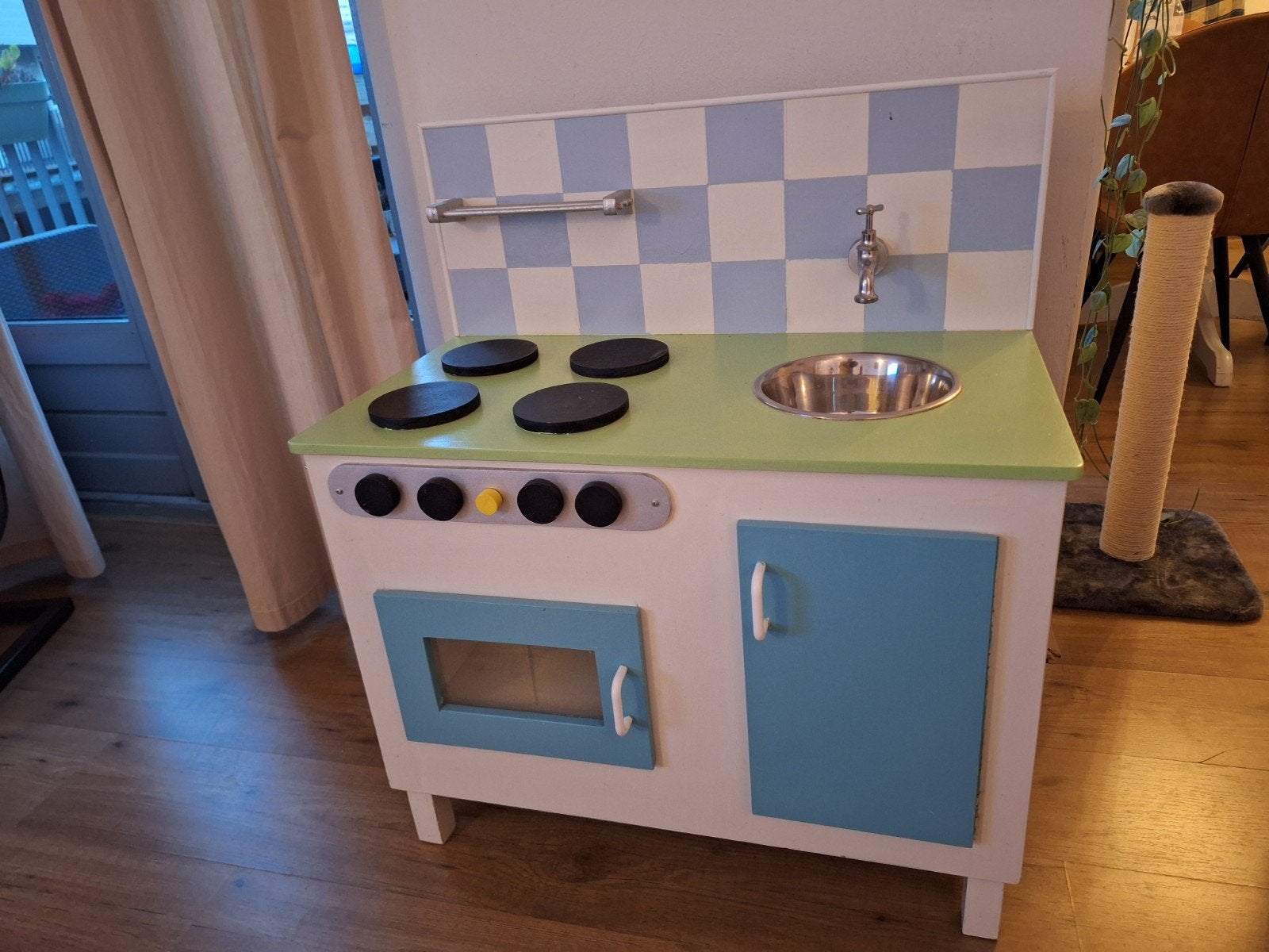 Houten speelkeuken, Ophalen, Gebruikt, Hout, Speelkeuken