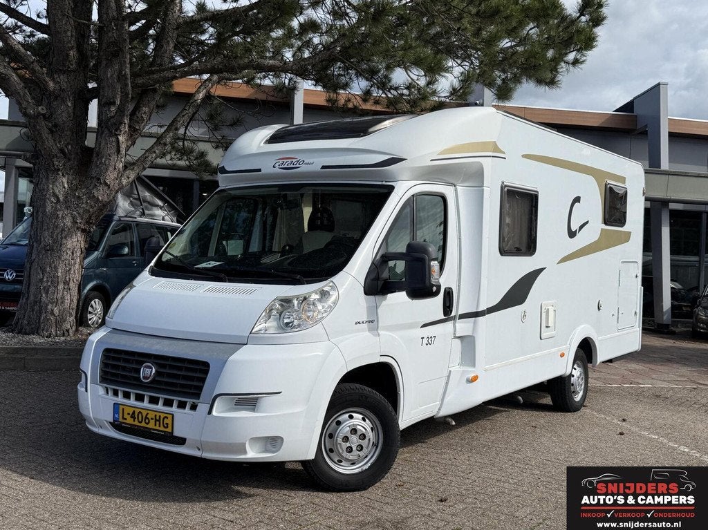 Hymer Capron T 337 elek fietsendrager,enkele bedden, 6 tot 7 meter, Bedrijf, Half-integraal, Carado