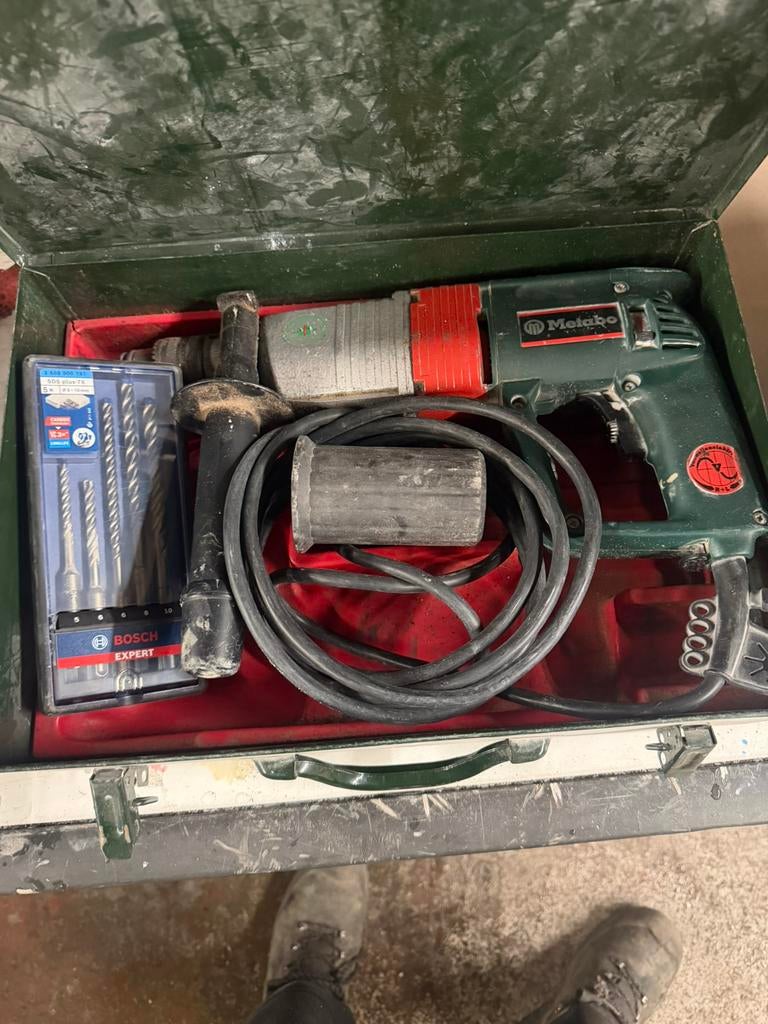 Metabo boormachine, Doe-het-zelf en Verbouw, Gereedschap | Boormachines, Ophalen of Verzenden, Zo goed als nieuw, Boormachine