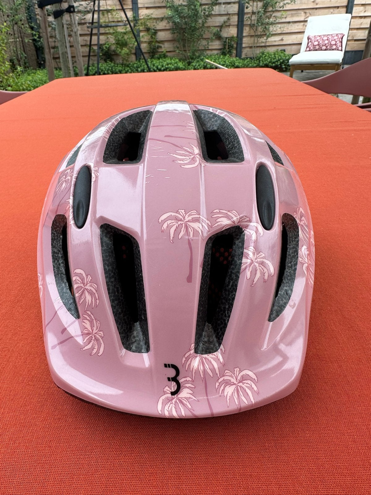 BBB Cycling Fietshelm Roze met Palmboomprint Maat M, Ophalen, Zo goed als nieuw, M, Dame