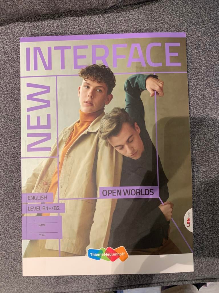 interface leerboek, Ophalen of Verzenden, Zo goed als nieuw