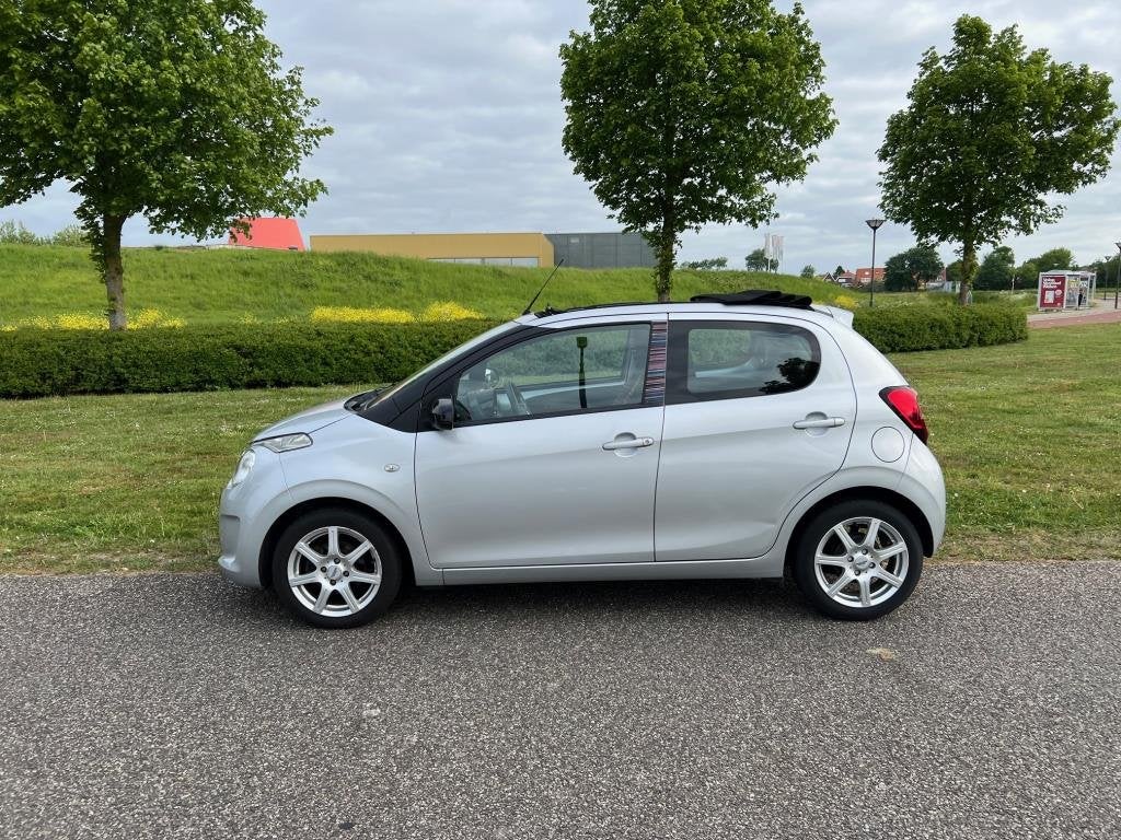 Citroen C1 1.2 PureTech Airscape Shine cabiolet, Voorwielaandrijving, Dealer onderhouden, Stof, Gebruikt