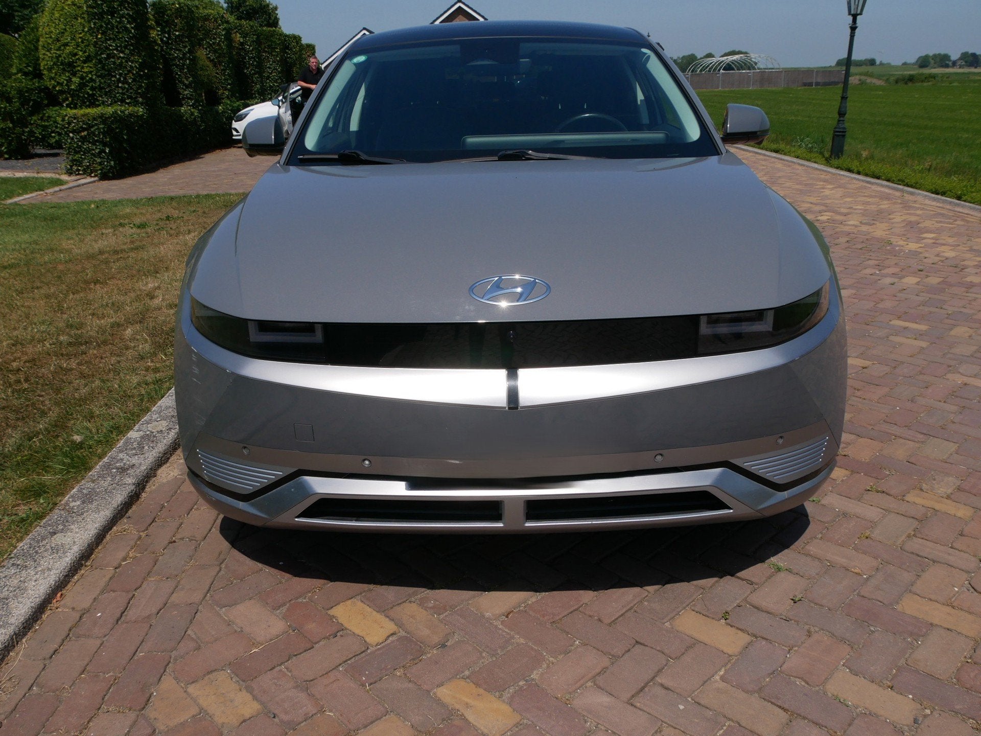 Hyundai IONIQ 5 SOLAR 73kWh LEATHER CLIMA * 18999 NETTO *, Gebruikt, Zwart, IONIQ 5, 75 kWh