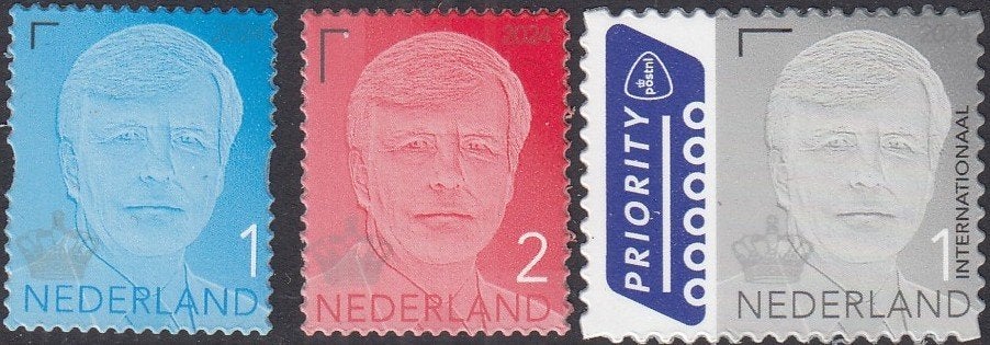 Nederland- 2024.08.1- Willem-Alexander- Gestanst Zegels- P, Postzegels en Munten, Postzegels | Nederland, Ophalen of Verzenden