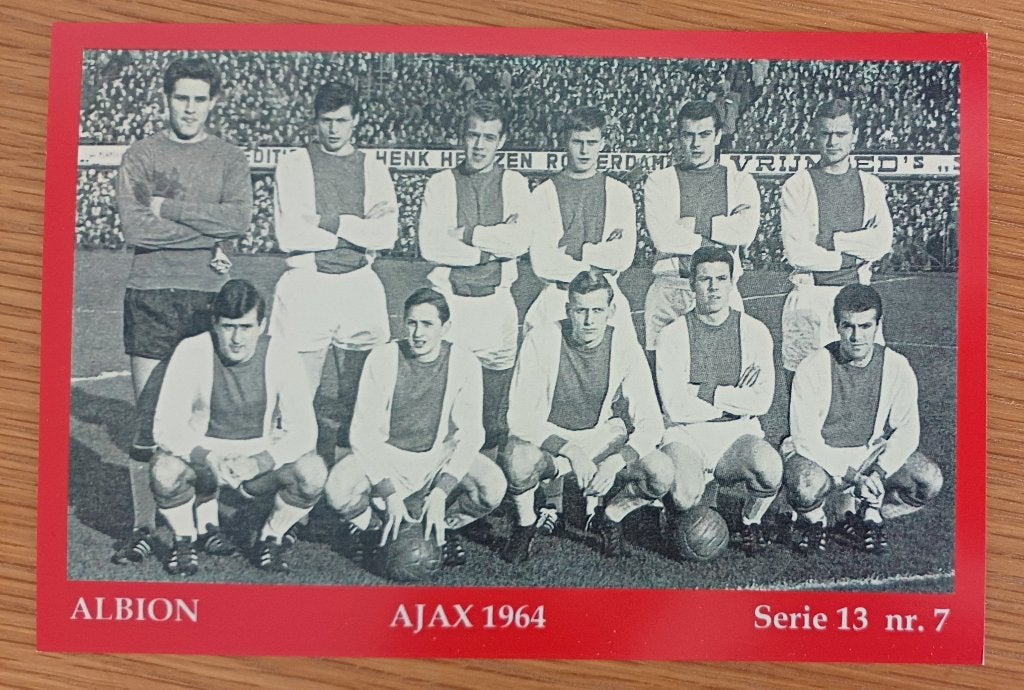 Complete serie van 10 foto kaarten Ajax, Ophalen of Verzenden, Zo goed als nieuw, Ajax, Poster, Plaatje of Sticker