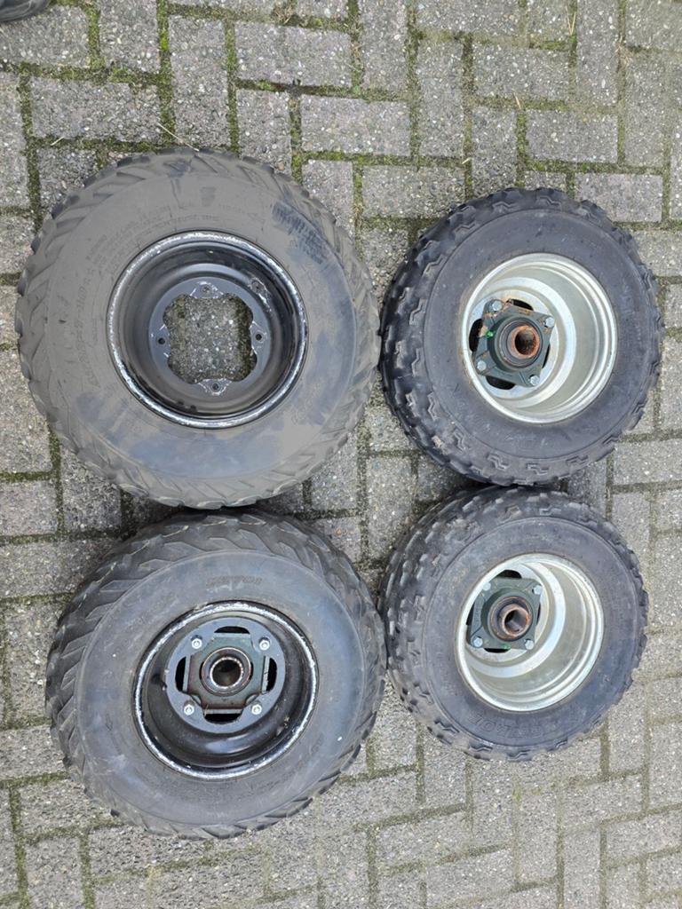 Wielen velgen voor quad of skelter of buggy of aanhanger ??, Ophalen, Gebruikt