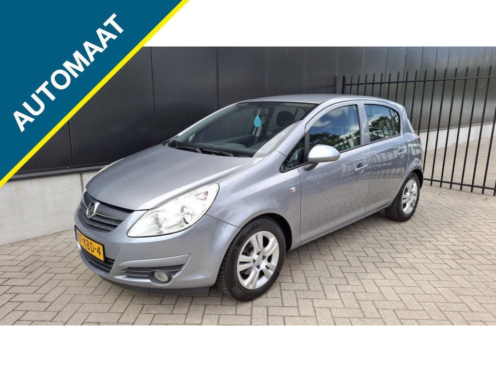 Opel Corsa 1.2-16V Edition 3Eig NAP Automaat Cruise, Auto's, Automaat, Stof, Gebruikt, Zwart