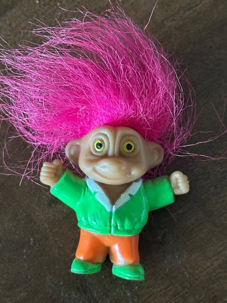 TROLL-pop met roze haar, Ophalen of Verzenden, Zo goed als nieuw