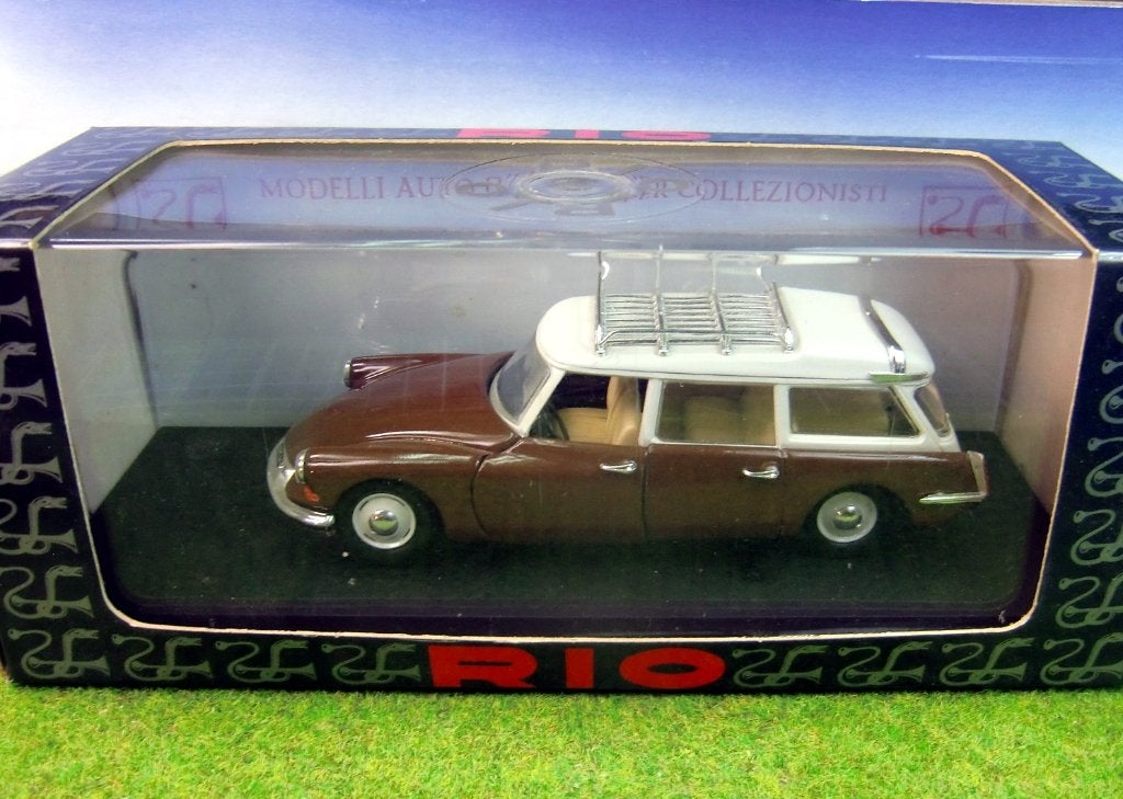 (07) Citroen DS19 Break van Rio (1/43), Hobby en Vrije tijd, Ophalen of Verzenden, Zo goed als nieuw, Auto, Overige merken