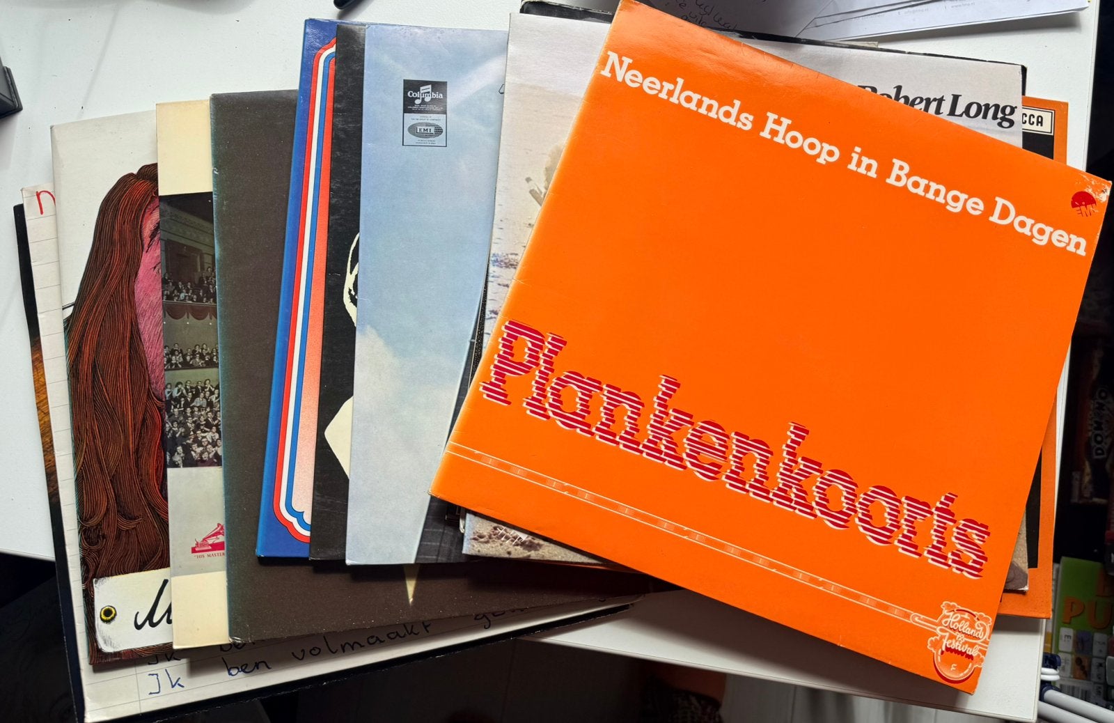 Stapel diverse LP’s cabaret, Ophalen, Gebruikt, Overige formaten