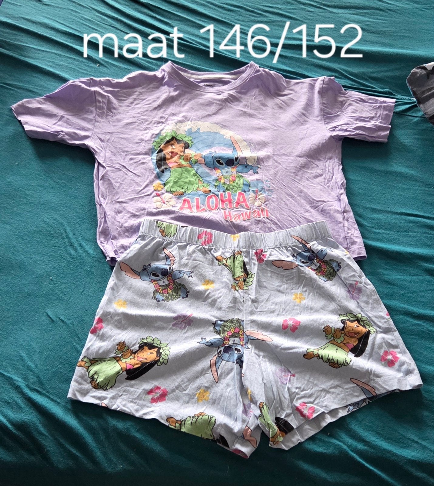 pyjama Lilo & Stitch, Kinderen en Baby's, Nacht- of Onderkleding, Meisje, Ophalen of Verzenden, Zo goed als nieuw
