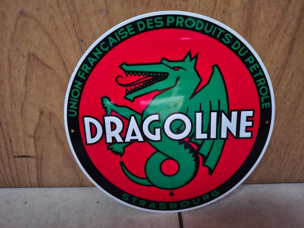 Reclamebord Dragoline, Verzamelen, Automerken, Motoren en Formule 1, Nieuw, Auto's, Ophalen of Verzenden