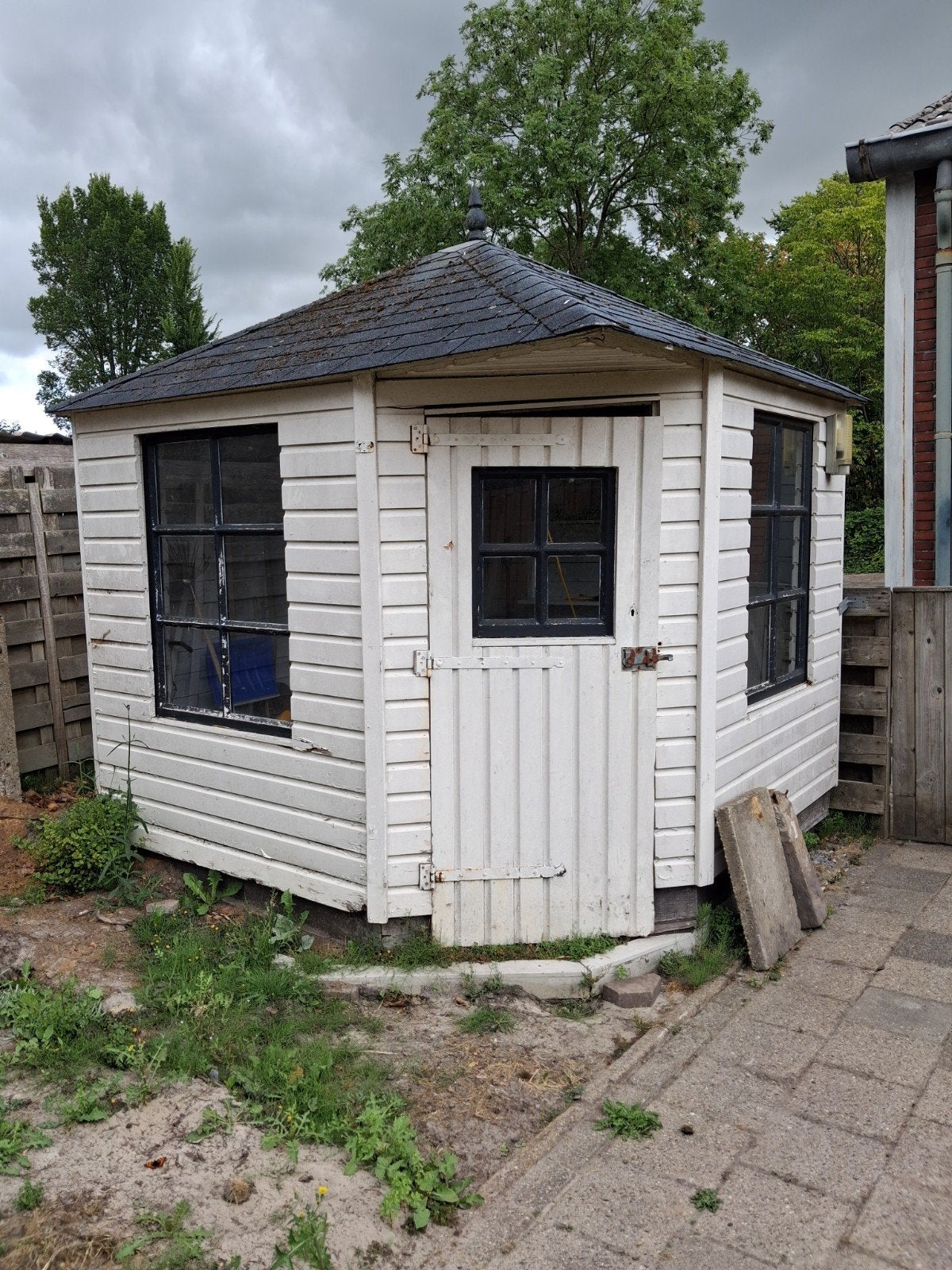 Gratis tuinhuisje 2,5x2,5m - zelf demonteren en meenemen, Ophalen, Gebruikt, 250 tot 500 cm