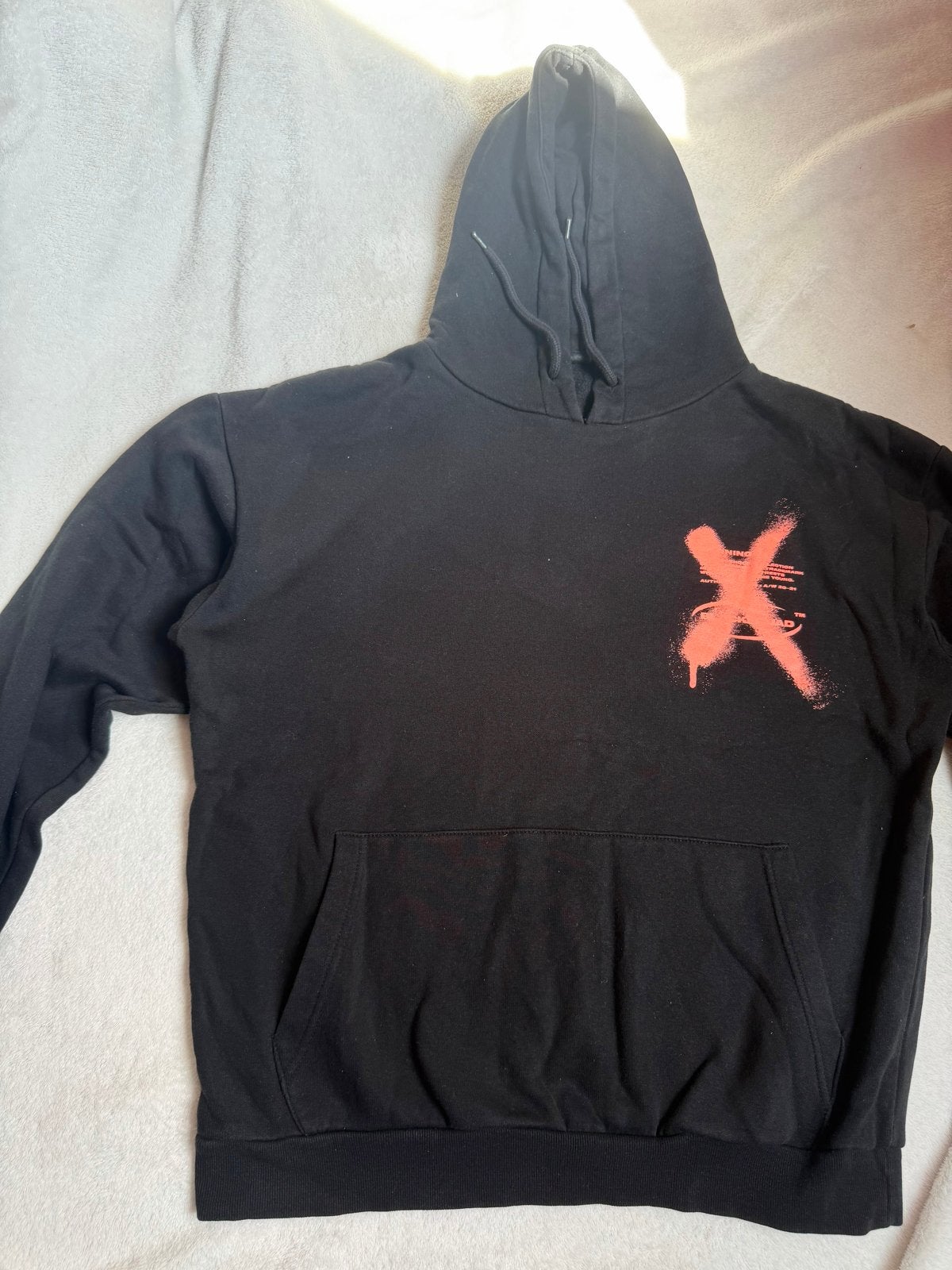 Heren Hoodie Zwart met 'The Good Die Young' print, Ophalen of Verzenden, Nieuw, Maat 48/50 (M), Zwart