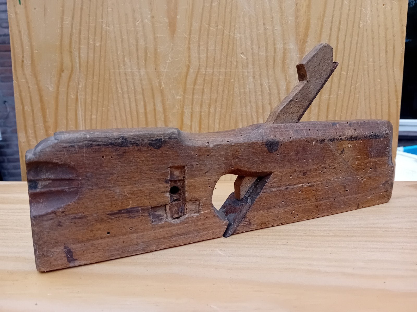 Oude Sponningschaaf - Vintage Houtbewerkingsgereedschap, Antiek en Kunst, Antiek | Gereedschap en Instrumenten, Ophalen