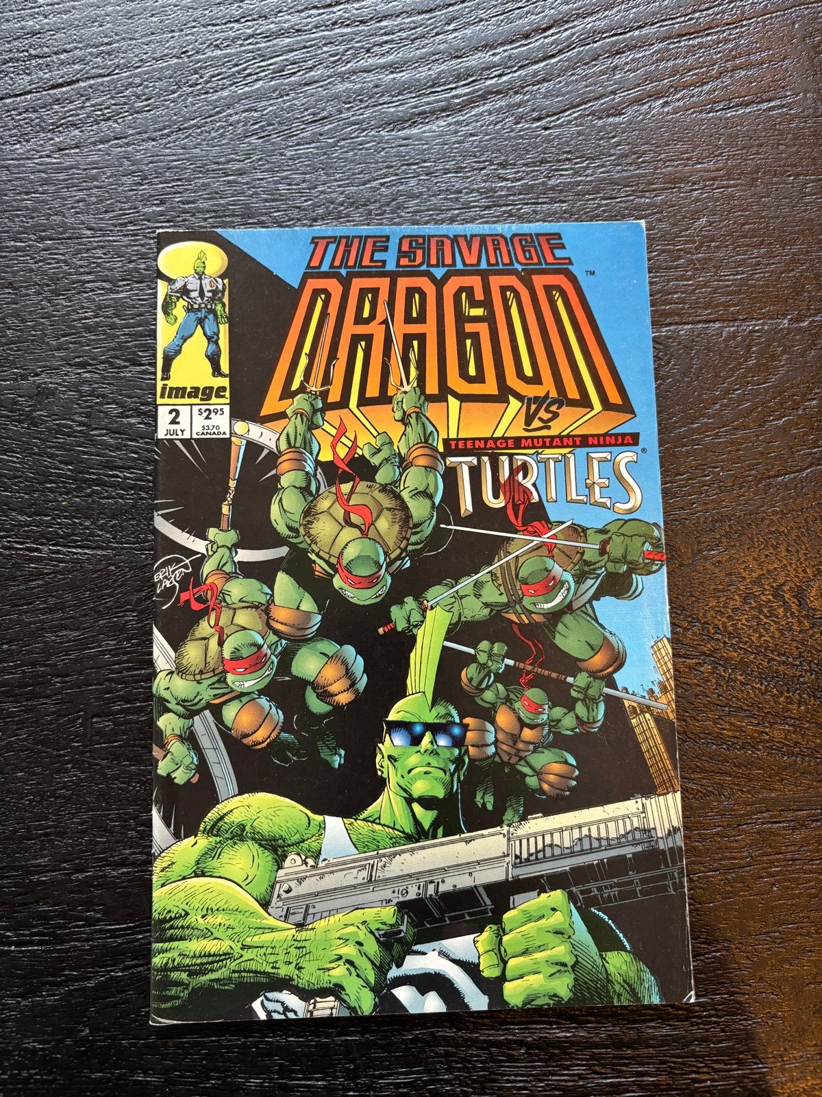 The Savage Dragon vs Teenage Mutant Ninja Turtles #2, Eén comic, Ophalen of Verzenden, Zo goed als nieuw, Amerika