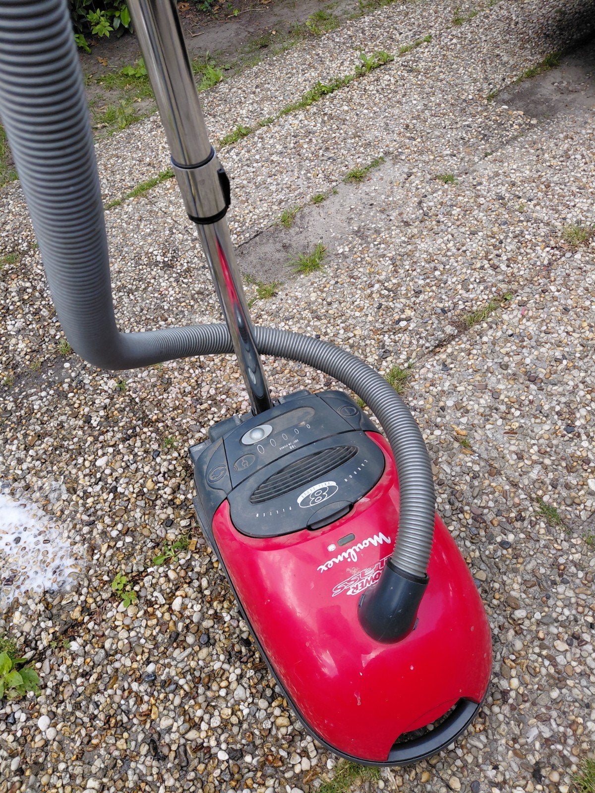Moulinex Power Class Sledestofzuiger - Rood, Witgoed en Apparatuur, Stofzuigers, Stofzak, Overige merken, Gebruikt, Ophalen of Verzenden