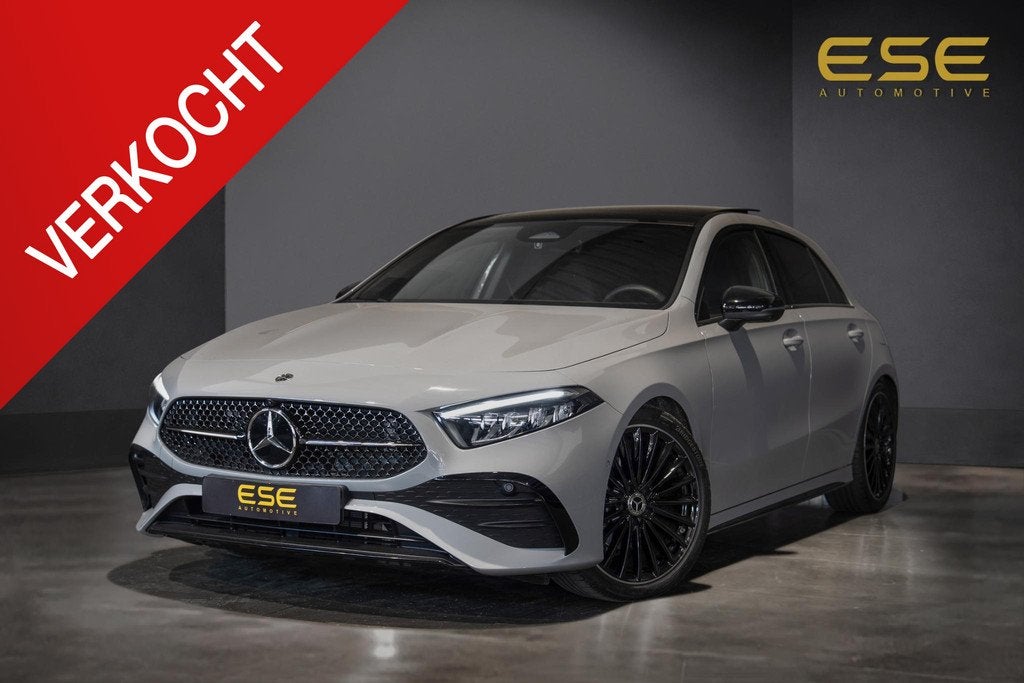 Mercedes-Benz A-klasse 200 AMG Line | Pano | Memory Seats |, Auto's, Mercedes-Benz, Gebruikt, 4 cilinders, 163 pk, Bedrijf