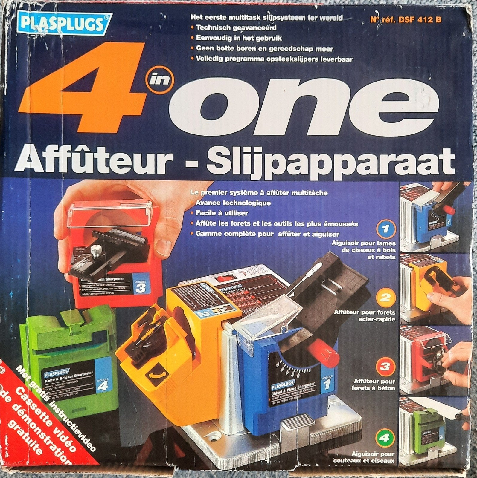 Plasplugs 4-in-1 Slijpapparaat - Multifunctioneel, Ophalen of Verzenden