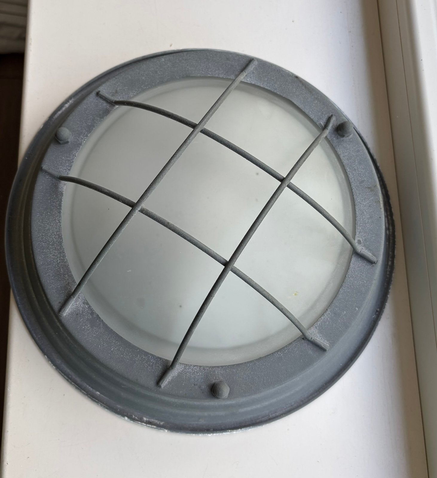 Landelijk/ industriële plafondlamp, Huis en Inrichting, Ophalen, Gebruikt, Plafondlamp, Industrieel