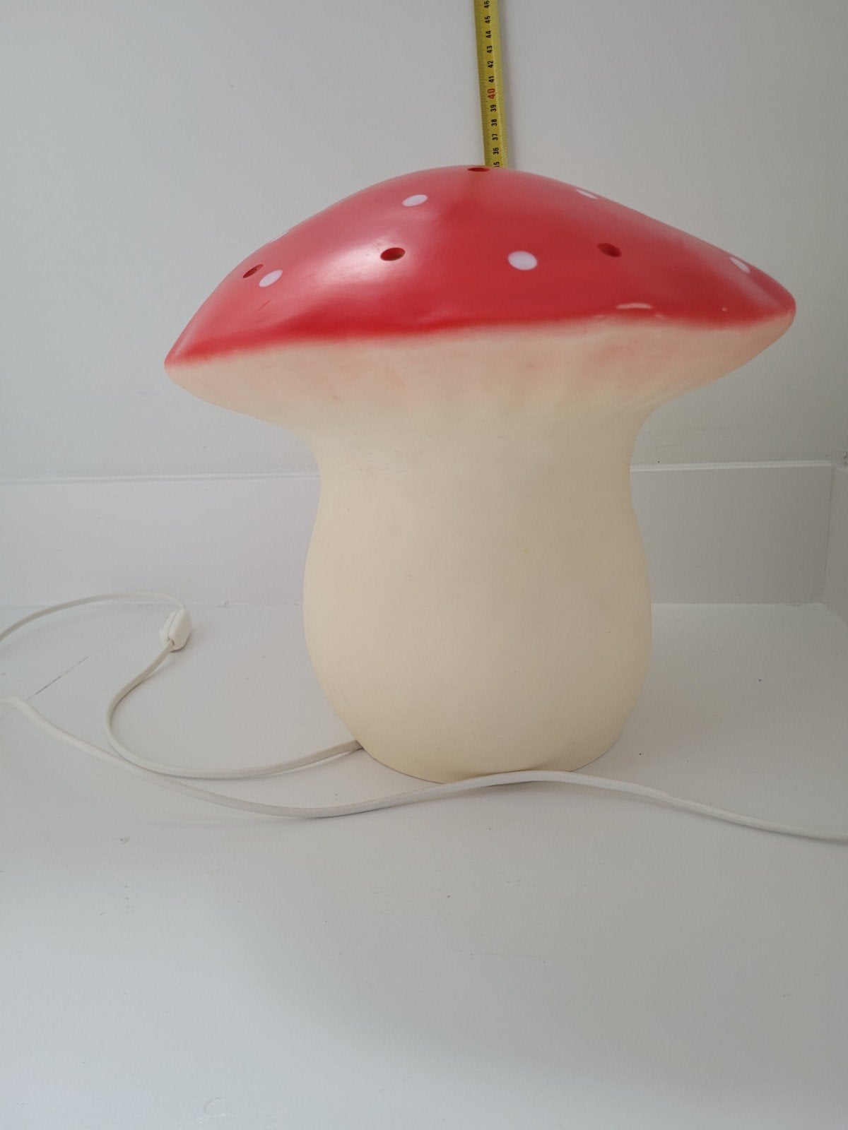 Heico paddestoel lamp, Ophalen, Rood, Zo goed als nieuw, Lamp