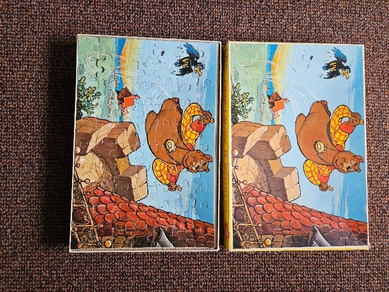 Bommel - Tom poes puzzel -, Ophalen of Verzenden, Minder dan 500 stukjes, Gebruikt, Legpuzzel
