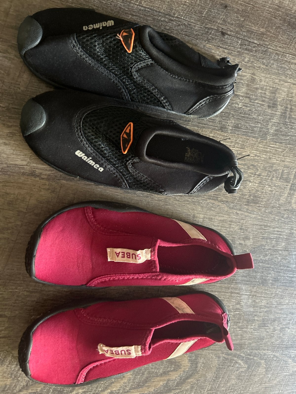 Waterschoenen maat 34: 2 paar voor €5,-, Kinderen en Baby's, Kinderkleding | Schoenen en Sokken, Gebruikt, Overige typen, Jongen of Meisje