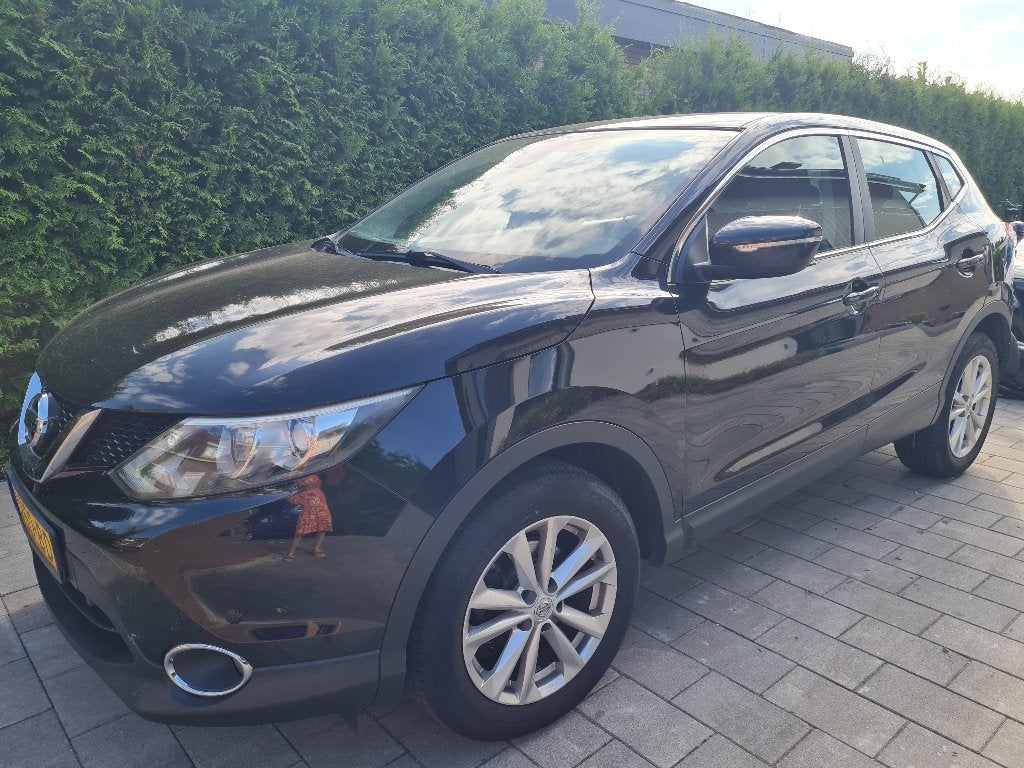 Nissan Qashqai 1.2 Dig-t 85KW 2WD 2014 Zwart, Auto's, Voorwielaandrijving, 4 cilinders, Zwart, 1200 kg