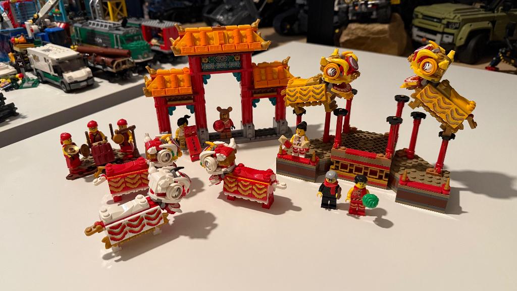 Lego 80104 Lion Dance ZGAN, Ophalen of Verzenden, Zo goed als nieuw, Complete set, Lego