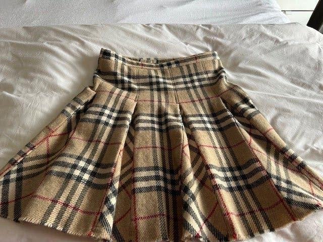 Burberry rok dames, maat 38/40, ZGAN, Kleding | Dames, Rokken, Beige, Zo goed als nieuw, Ophalen, Maat 38/40 (M)