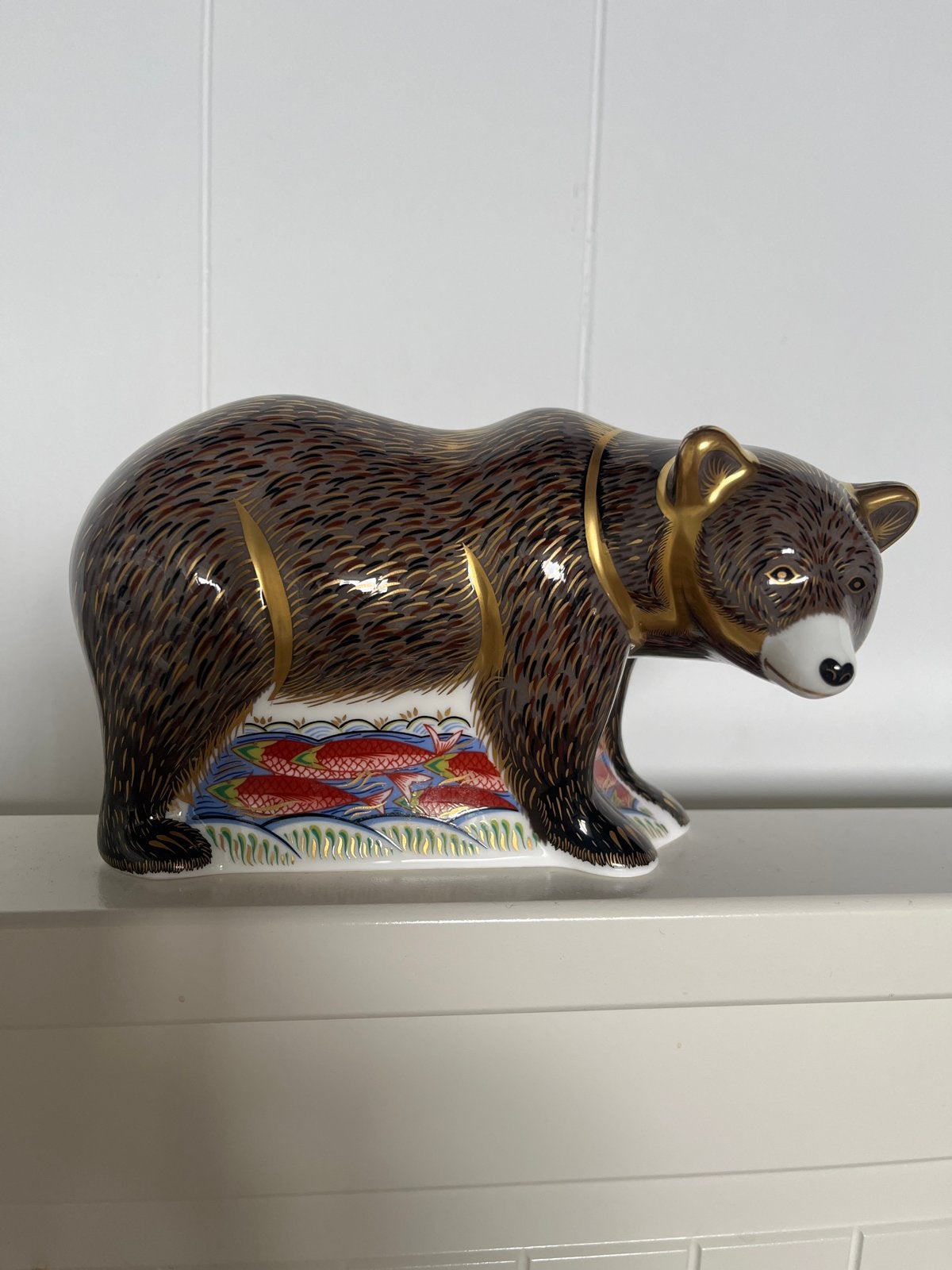 Royal Crown Derby Grizzly Beer Figurine MMIX, Ophalen of Verzenden, Nieuw, Dier