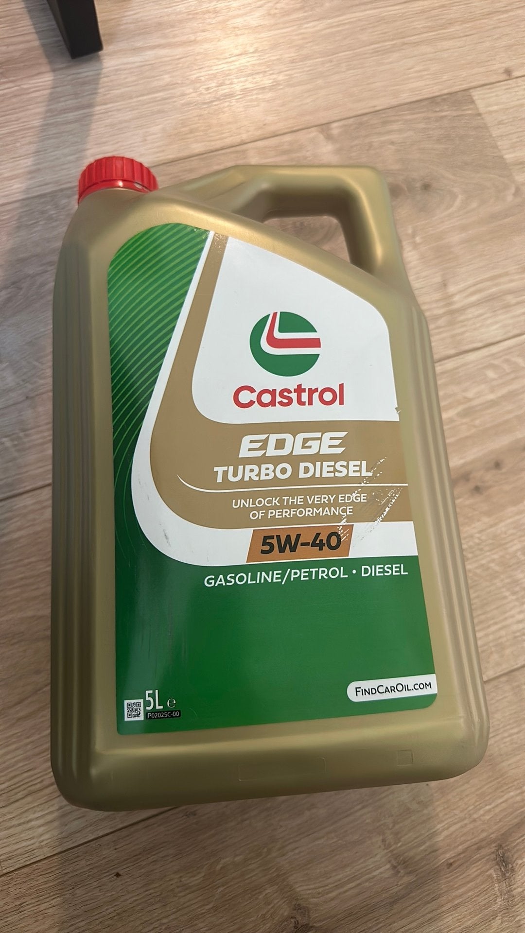 motorolie  castrol 5w-40, Ophalen