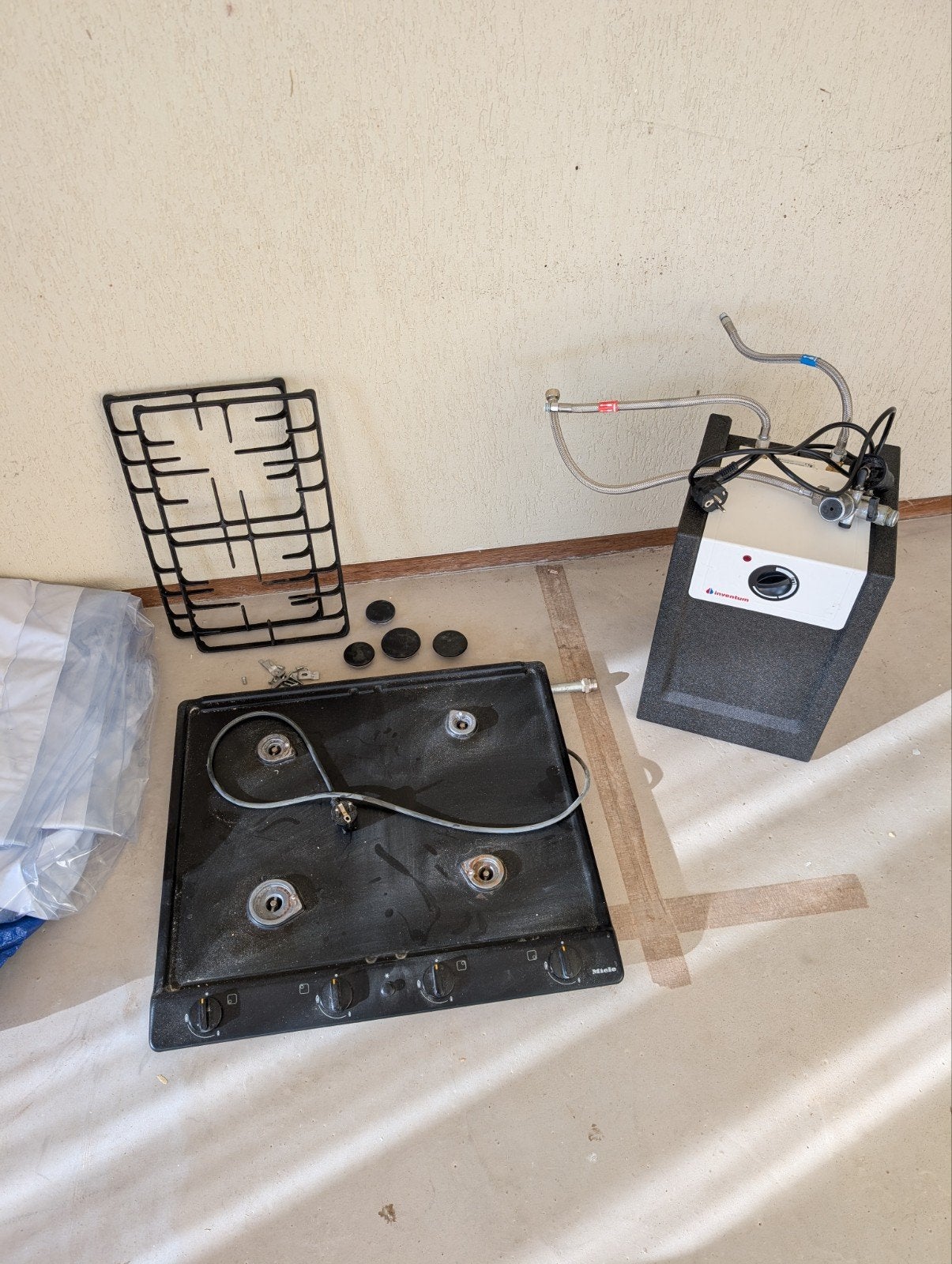 Miele kookplaat, Inventum keukenboiler & spiegels, Huis en Inrichting, Keuken | Keukenbenodigdheden, Overige typen, Ophalen, Gebruikt