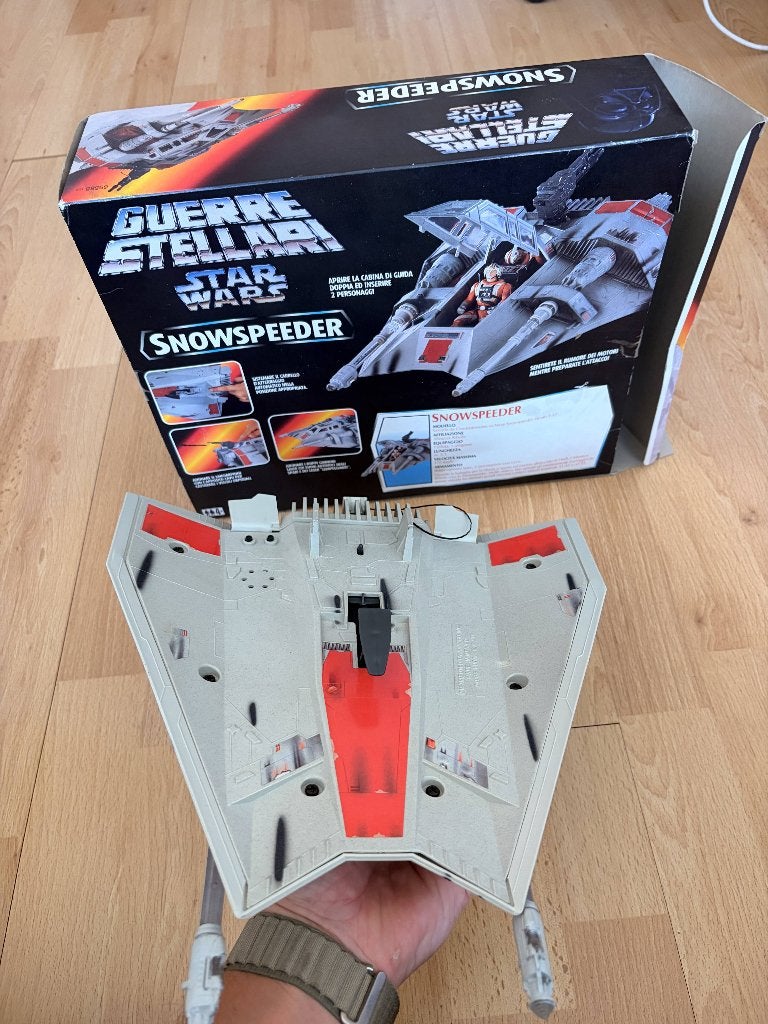 Star Wars Snowspeeder (Kenner) met doos en instructies, Ophalen of Verzenden, Gebruikt, Actiefiguurtje