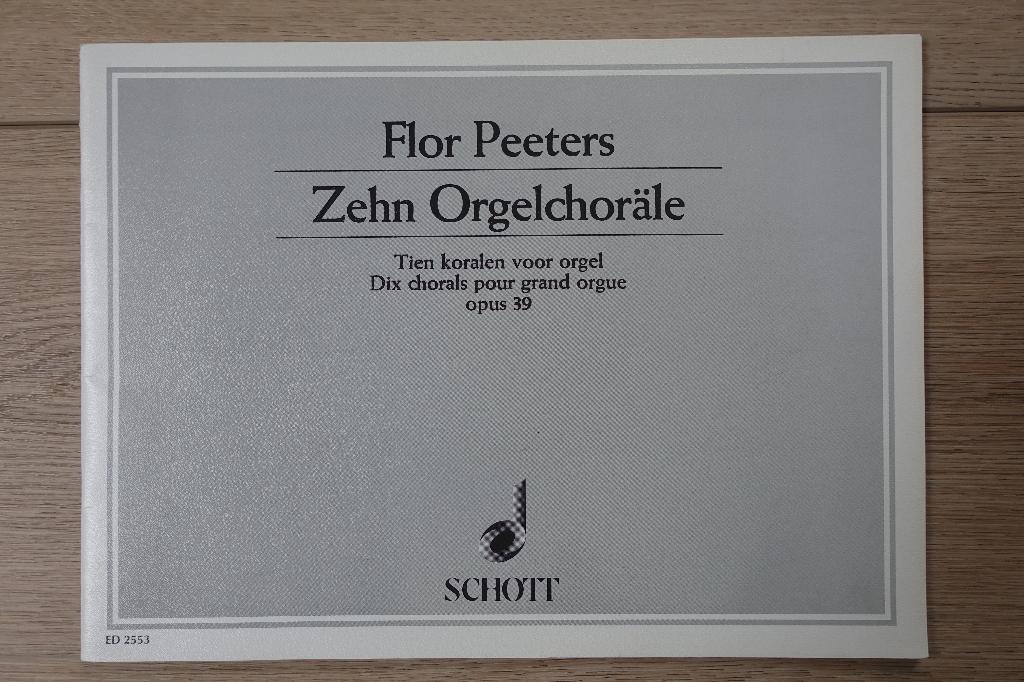 Flor Peeters Zehn Orgelchoräle, Gebruikt, Ophalen of Verzenden, Religie en Gospel, Artiest of Componist
