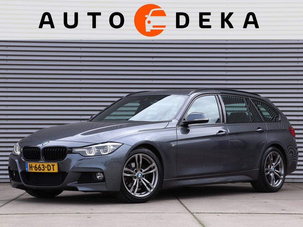 BMW 3-serie Touring 318i M-Sport Automaat *Leder*Panodak*Tre, Auto's, BMW, Automaat, Gebruikt, 1465 kg, 3 cilinders